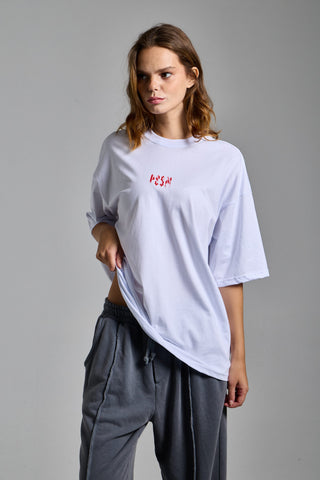 beyaz kadin less but better graphic tee passion athletics