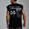 Manifesto Graphic Tank Top | Siyah