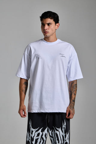 beyaz erkek manifest graphic tee passion athletics