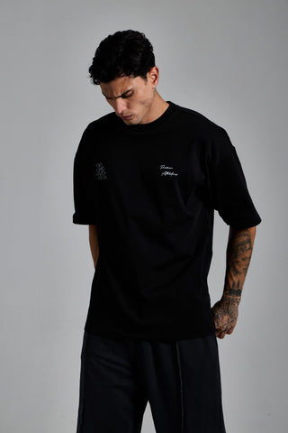 siyah erkek manifest graphic tee passion athletics