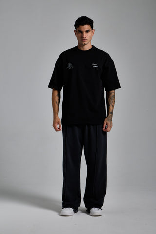 siyah erkek manifest graphic tee passion athletics