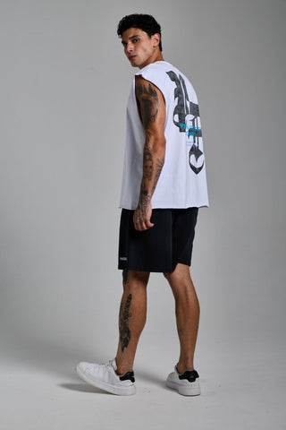 beyaz erkek p.a. graphic tank top passion athletics