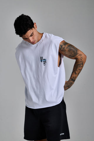 beyaz erkek p.a. graphic tank top passion athletics