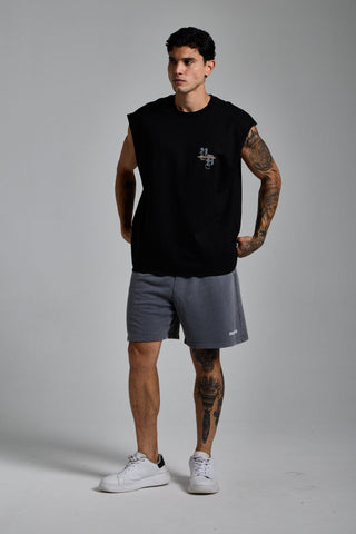 siyah erkek p.a. graphic tank top passion athletics