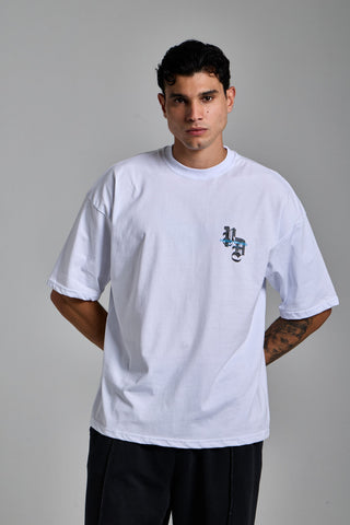 beyaz erkek p.a. graphic tee passion athletics