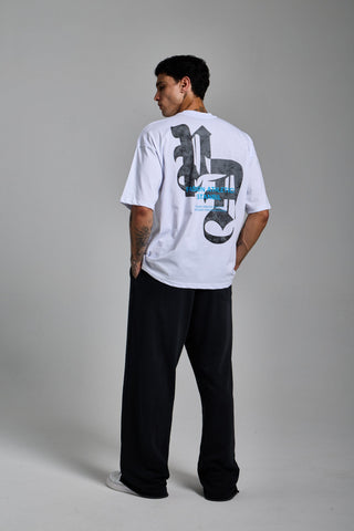 beyaz erkek p.a. graphic tee passion athletics