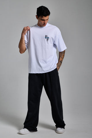 beyaz erkek p.a. graphic tee passion athletics