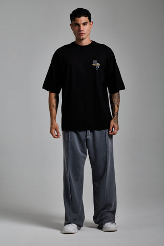 siyah erkek p.a. graphic tee passion athletics