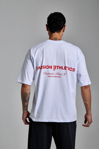 beyaz erkek passionate about it graphic tee passion athletics