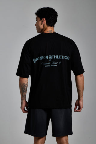 siyah erkek passionate about it graphic tee passion athletics