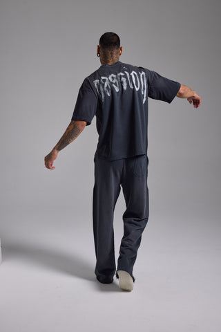 Essential Washed Jogger | Puslu Siyah