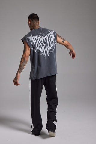 Washed Spike Oversize Tank | Füme