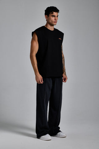 siyah erkek pssn graphic tank passion athletics