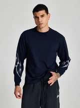Inferno Graphic Longsleeve | Lacivert