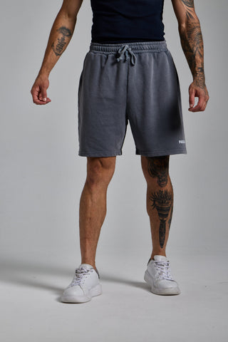 buz mavisi erkek washed basic shorts passion athletics