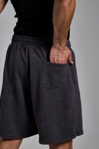 füme erkek washed basic shorts passion athletics