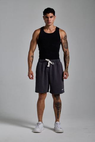 füme erkek washed basic shorts passion athletics