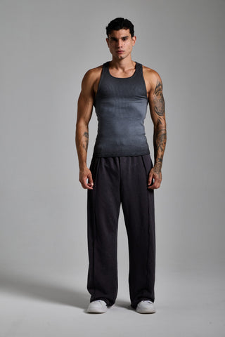 gri erkek washed ribbed tank top passion athletics