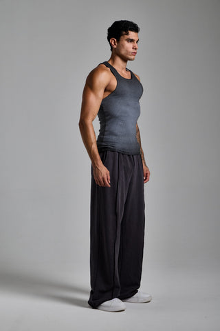 gri erkek washed ribbed tank top passion athletics