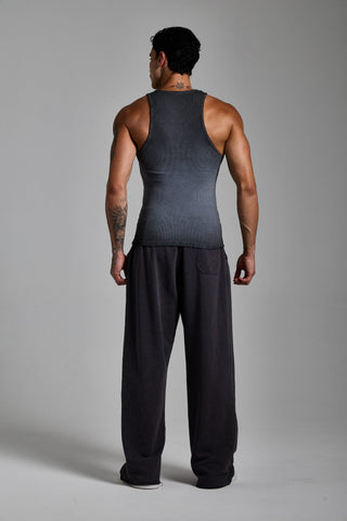 gri erkek washed ribbed tank top passion athletics