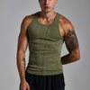 Washed Ribbed Tank Top | Haki