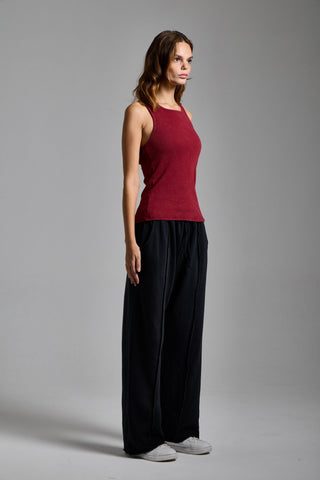 kırmızı kadin washed ribbed tank top passion athletics