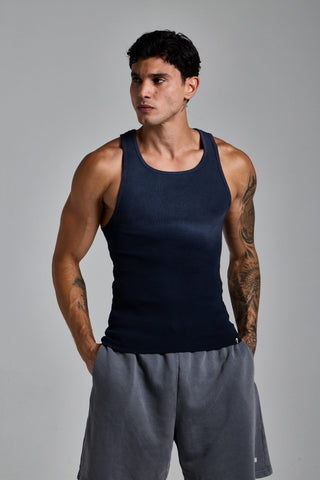 mavi erkek washed ribbed tank top passion athletics