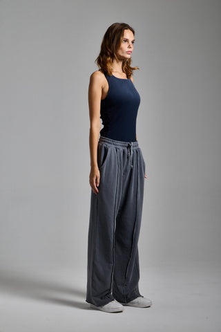 buz mavisi kadin washed stripe jogger passion athletics