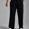 Washed Stripe Jogger | Puslu Siyah