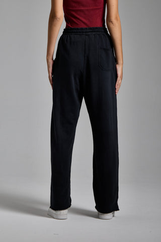 puslu siyah kadin washed stripe jogger passion athletics