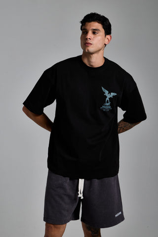siyah erkek zeus graphic tee passion athletics