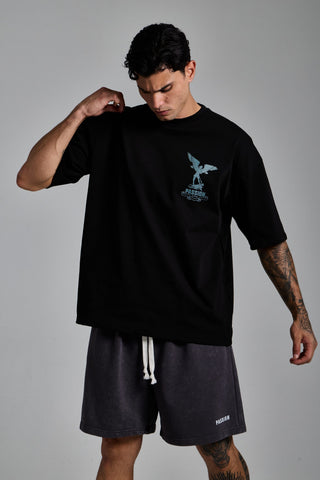 siyah erkek zeus graphic tee passion athletics