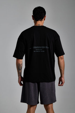siyah erkek zeus graphic tee passion athletics