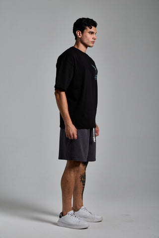 siyah erkek zeus graphic tee passion athletics